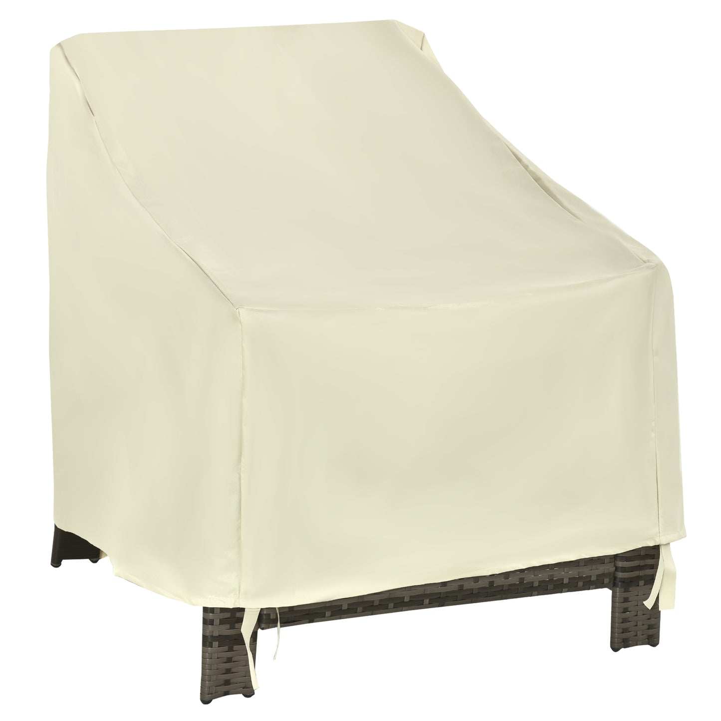 Photo of Outsunny 600D Oxford Cloth Furniture Cover Single Chair Garden Patio Outdoor Protector Waterproof 68x87x44-77cm in 68x87x44-77cm colour on a white background