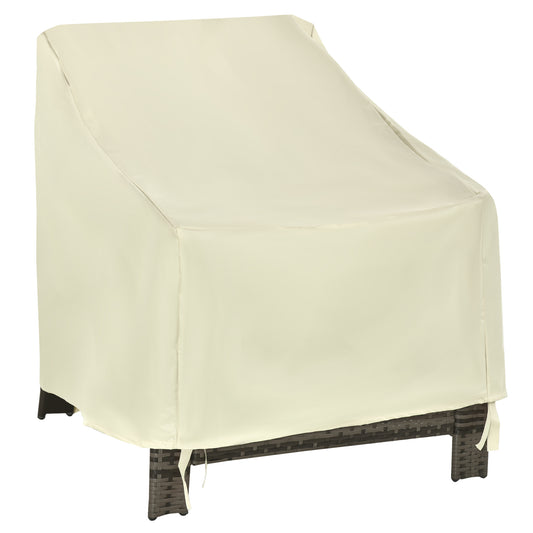 Photo of Outsunny 600D Oxford Cloth Furniture Cover Single Chair Garden Patio Outdoor Protector Waterproof 68x87x44-77cm in 68x87x44-77cm colour on a white background