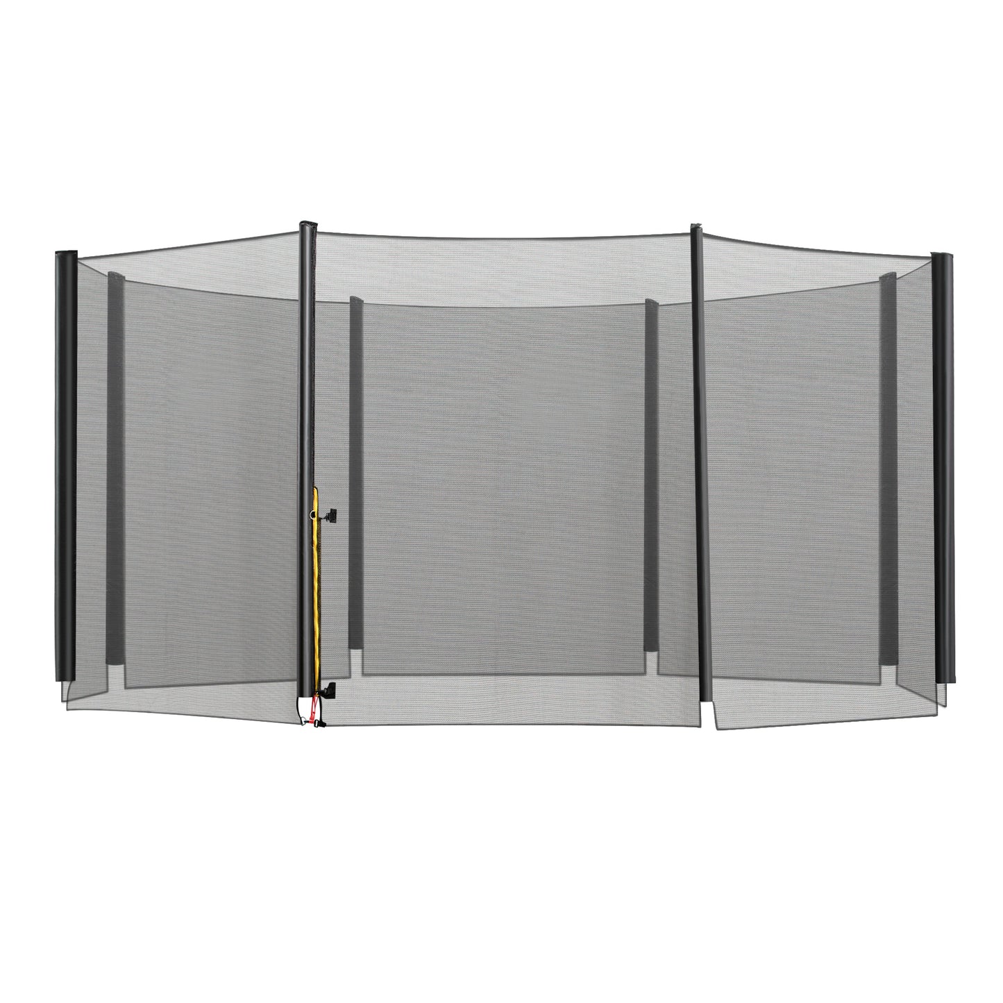 Photo of HOMCOM 13ft Trampoline Net Replacement Safety Net Enclosure Net Spare w/ 8 Poles in Poles colour on a white background