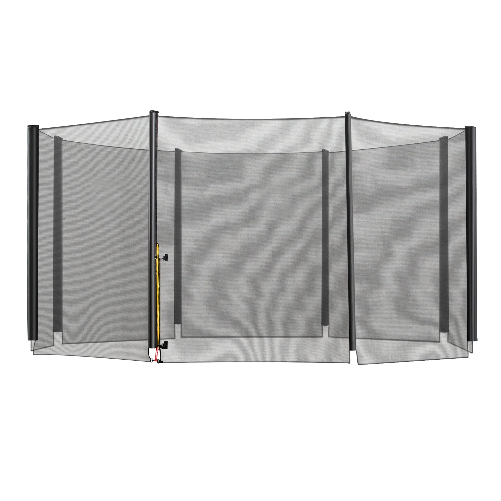 Photo of HOMCOM 13ft Trampoline Net Replacement Safety Net Enclosure Net Spare w/ 8 Poles in Poles colour on a white background