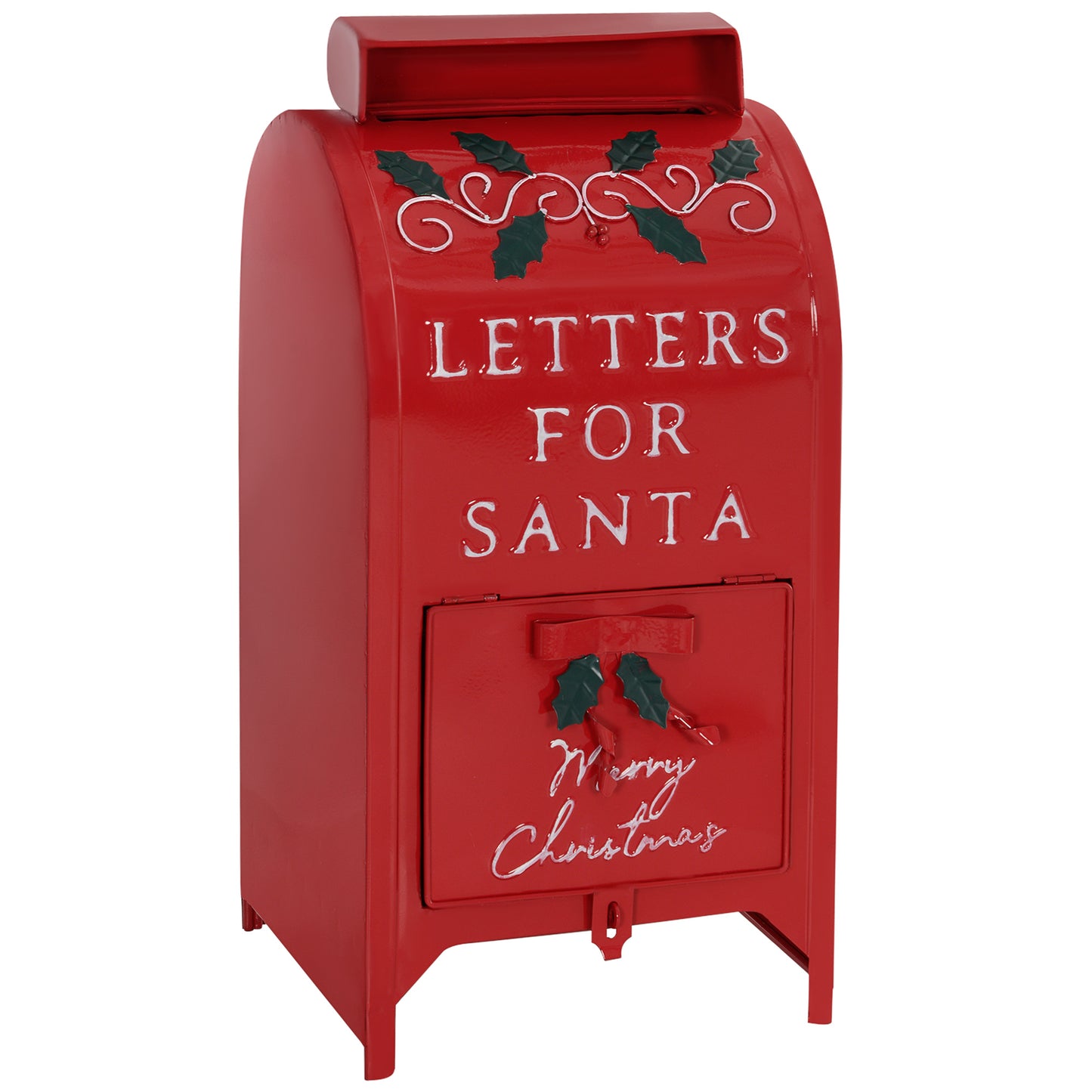 Photo of HOMCOM A5 Christmas Letter Postbox - Red/White in Red/White colour on a white background