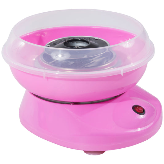 Photo of HOMCOM Candy Floss Machine Electric Cotton Candy Maker Gadgetry 450W (Pink) in (Pink) colour on a white background