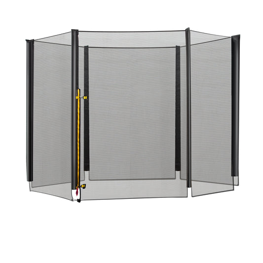 Photo of HOMCOM 10ft Trampoline Net Replacement Enclosure, Black in Black colour on a white background
