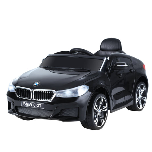 Photo of HOMCOM Kids Electric Ride On Car 6V Licensed BMW 6GT W/ Remote-Black in Remote-Black colour on a white background