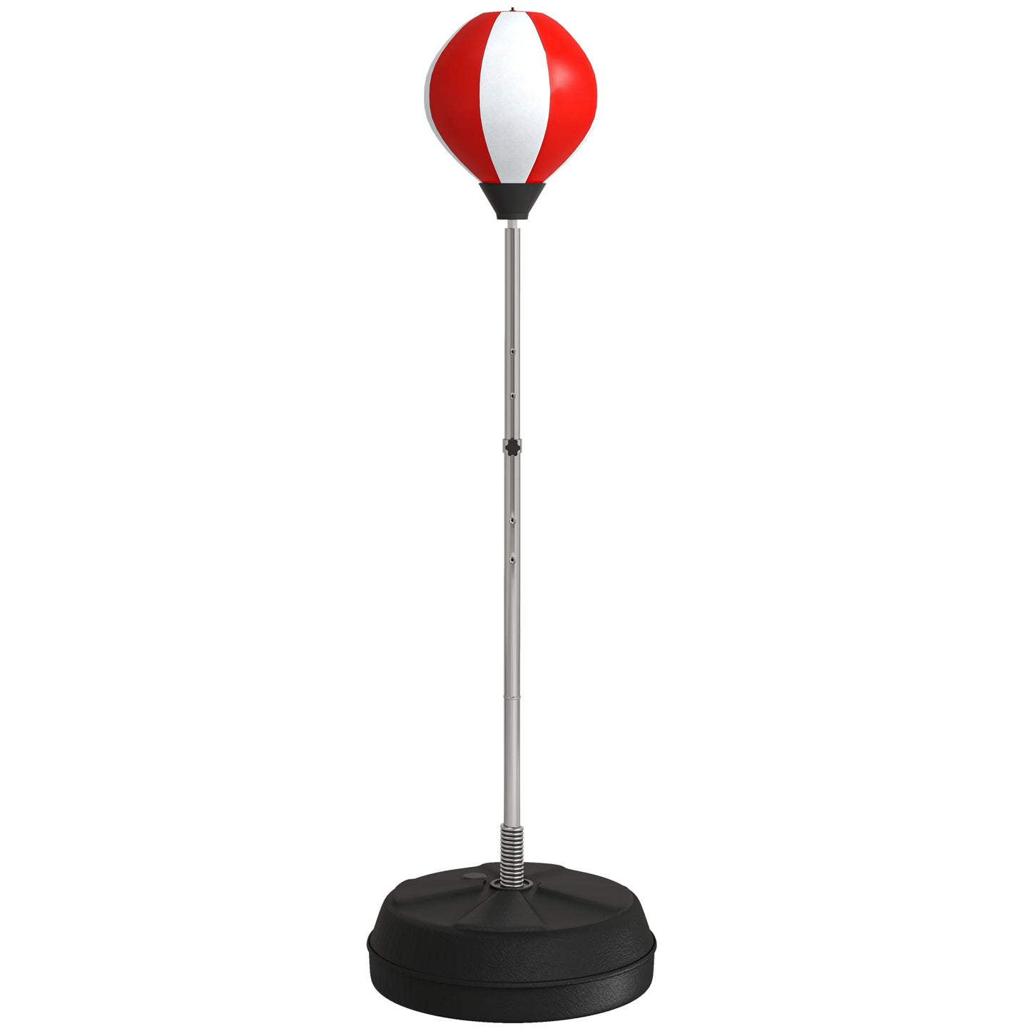 Photo of HOMCOM Punching Bag with Stand Boxing Bag Set with Adjustable Height, Red in Red colour on a white background