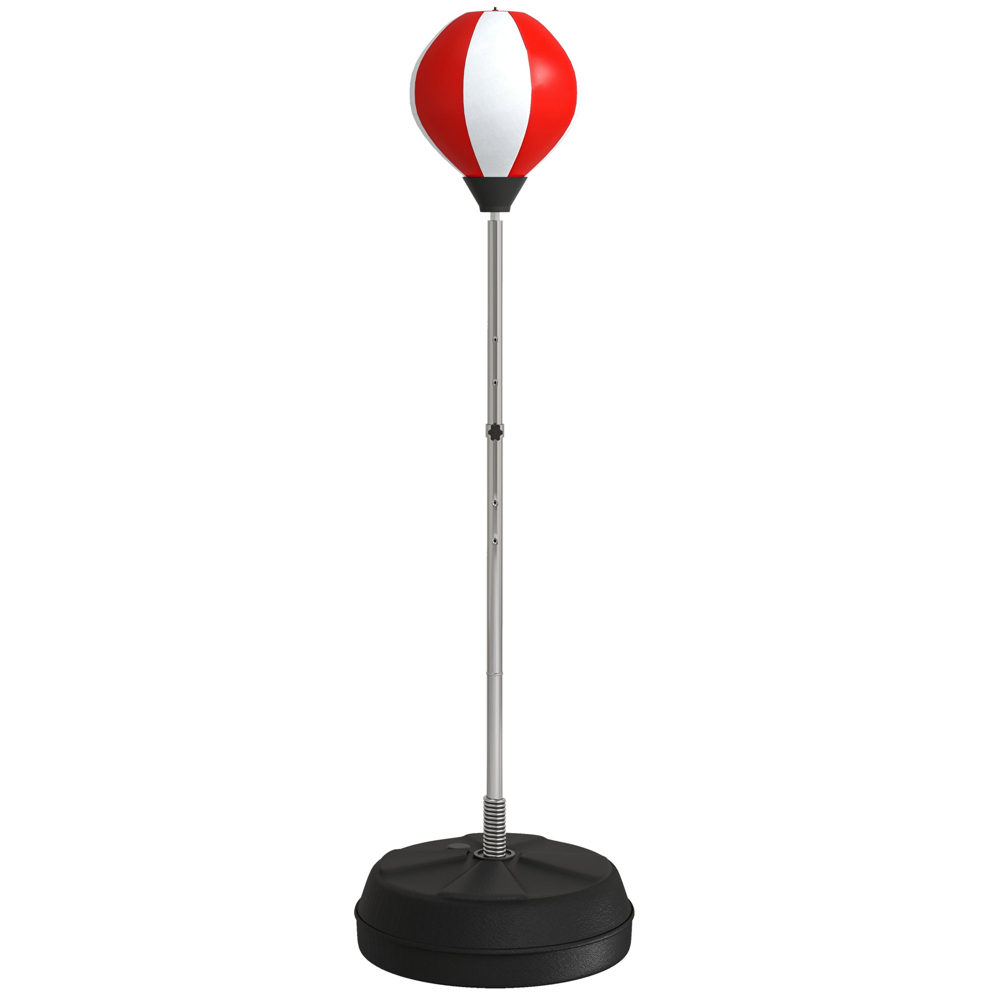 Photo of HOMCOM Punching Bag with Stand Boxing Bag Set with Adjustable Height, Red in Red colour on a white background