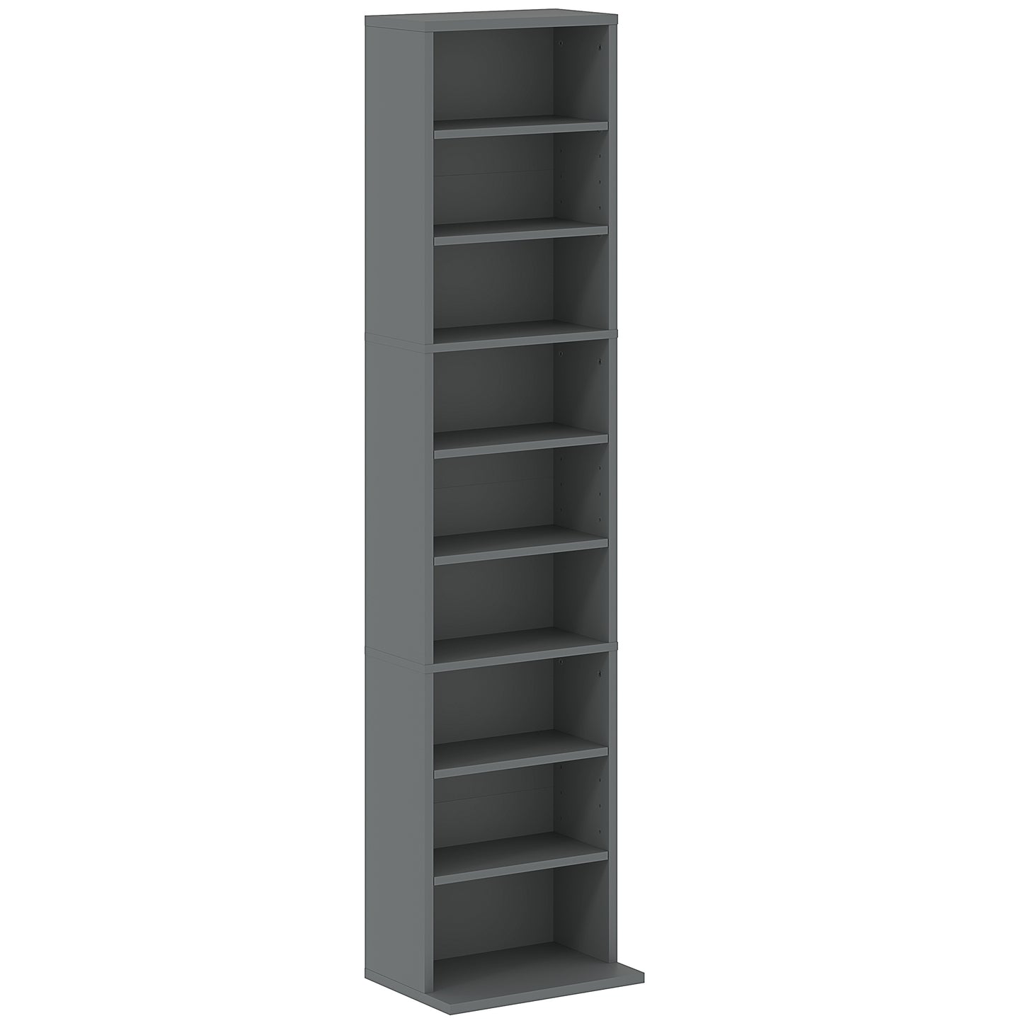 Photo of HOMCOM 260 Narrow CD Storage Unit - Grey in Grey colour on a white background