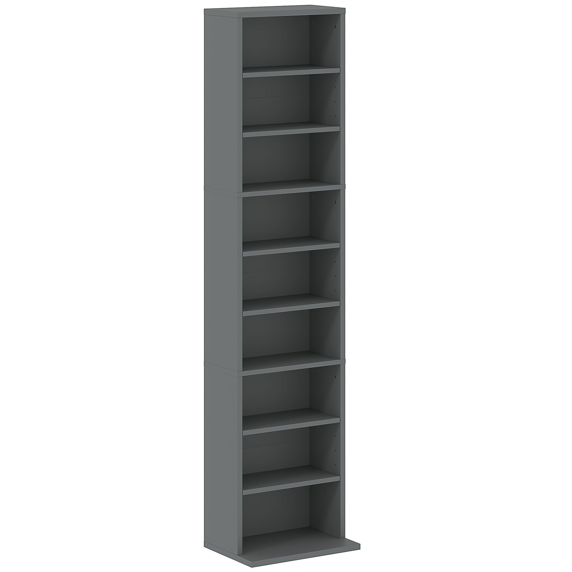 Photo of HOMCOM 260 Narrow CD Storage Unit - Grey in Grey colour on a white background