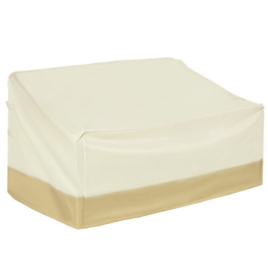 Photo of Outsunny 600D Oxford Cloth Furniture Cover 3 Seat Rattan Chair Protector Large Garden Patio Outdoor Waterproof L152 x W87 x H58-79cm in H58-79cm colour on a white background