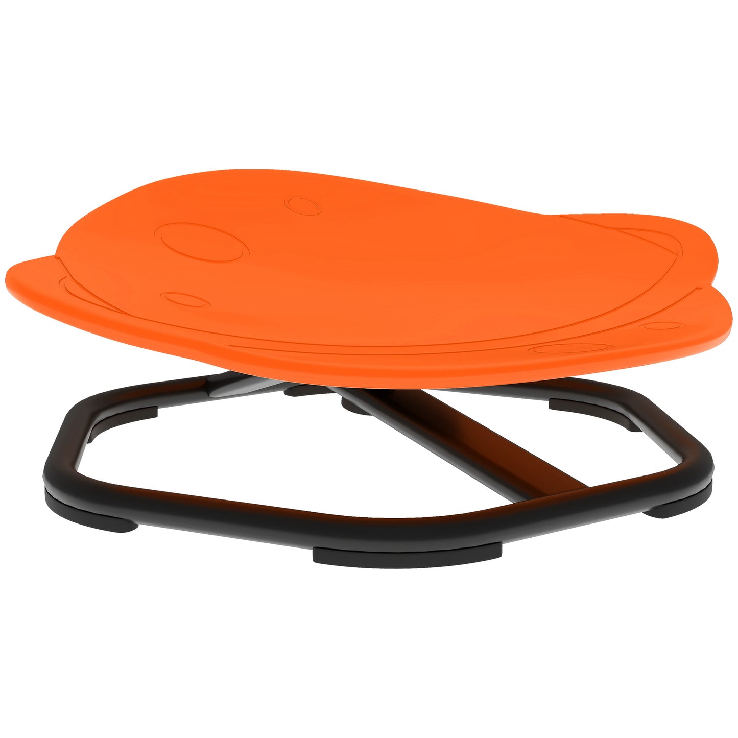 Photo of AIYAPLAY Planet-Shaped-kids Swivel Chair, Sensory Spinning Chair for Balance, Coordination Training, Orange in Orange colour on a white background