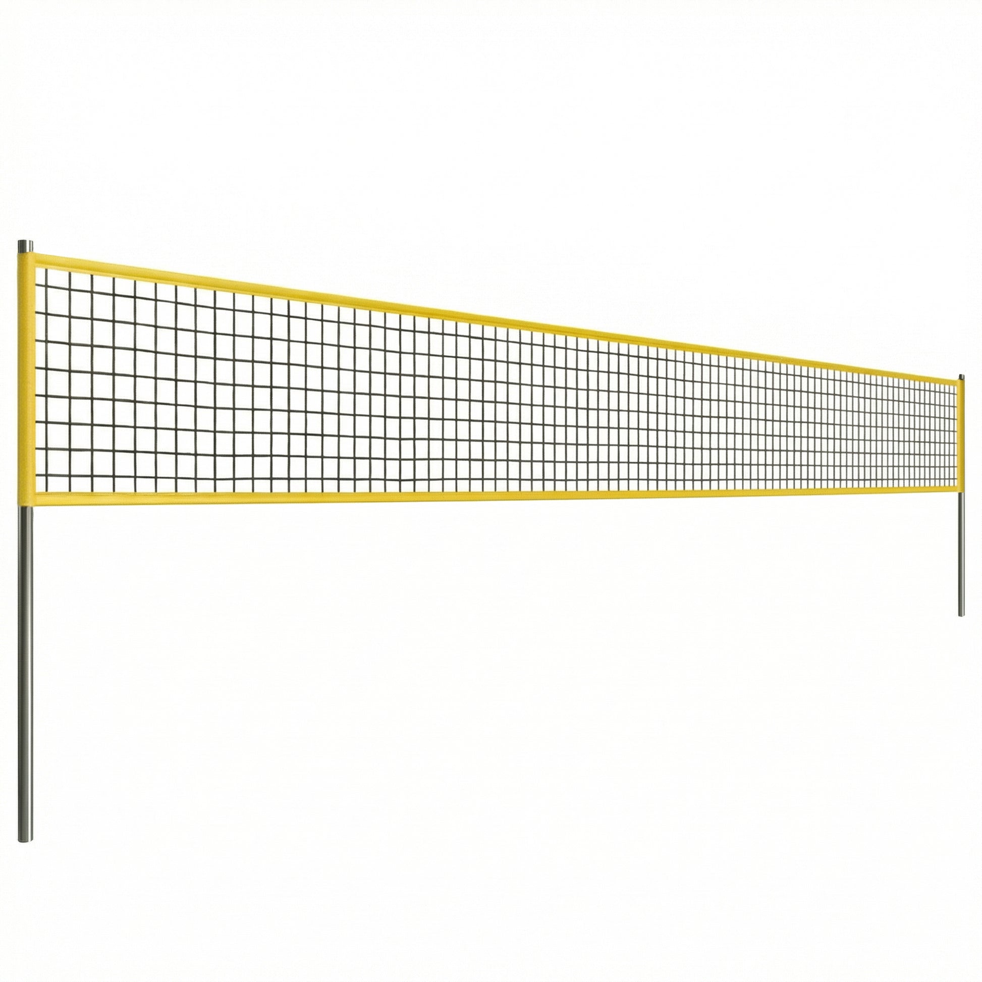 Photo of SPORTNOW Portable Volleyball Net Set with Adjustable Height Steel Poles, Volleyball, Boundary Line and Carrying Bag for Beach in Beach colour on a white background