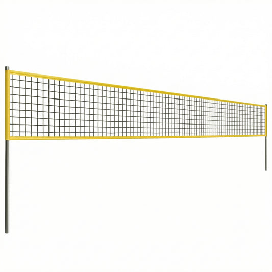 Photo of SPORTNOW Portable Volleyball Net Set with Adjustable Height Steel Poles, Volleyball, Boundary Line and Carrying Bag for Beach in Beach colour on a white background