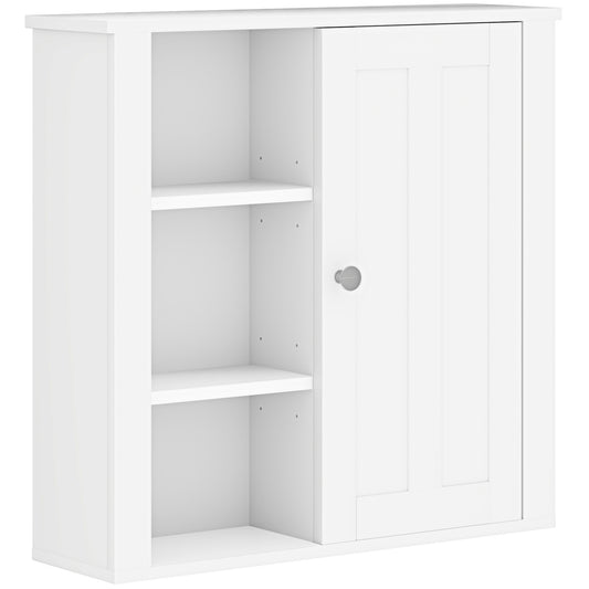 Photo of HOMCOM Clean and Simple Bathroom Storage Cabinet - White in White colour on a white background