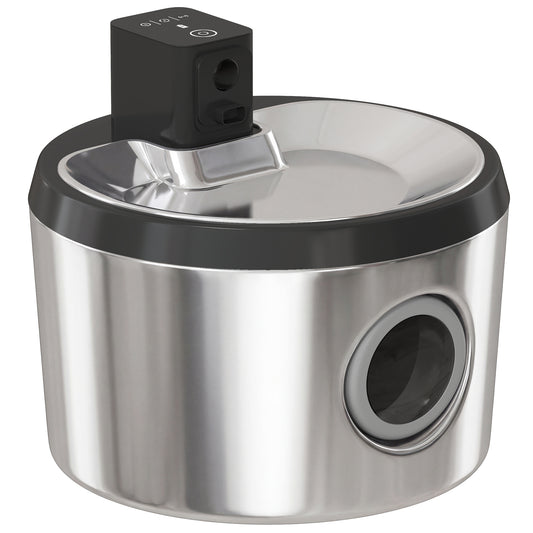 Photo of PawHut Wireless Cat Water Fountain for Drinking Stainless Steel, 4L/135oz Battery Operated Cat Fountain Cordless, 6 Filters in Filters colour on a white background
