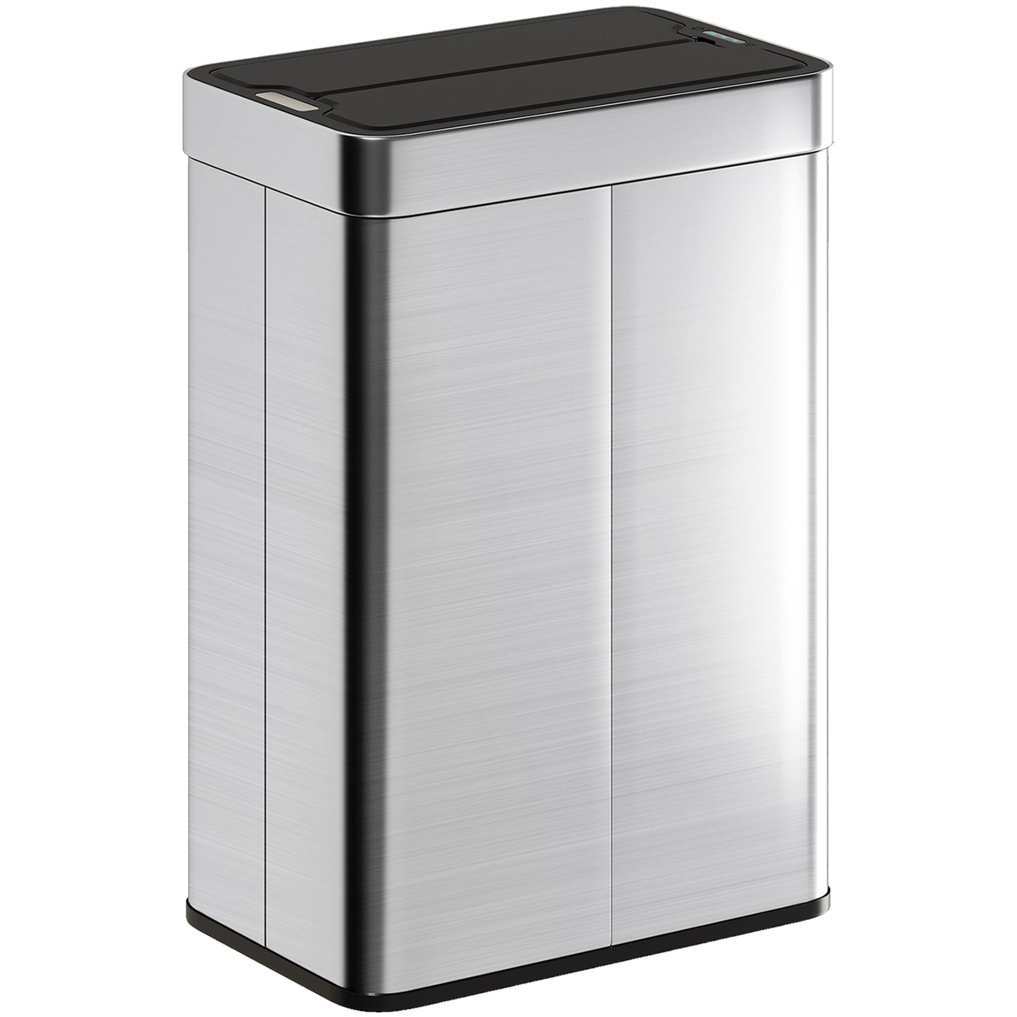 Photo of HOMCOM 55L Sensor Bin, Large Automatic Touchless Rubbish Bin with Soft-Close Lid, Silver Tone in Tone colour on a white background