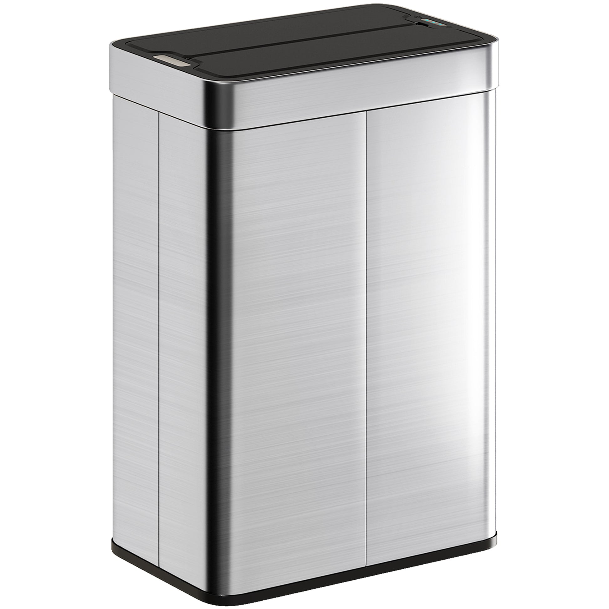Photo of HOMCOM 55L Sensor Bin, Large Automatic Touchless Rubbish Bin with Soft-Close Lid, Silver Tone in Tone colour on a white background