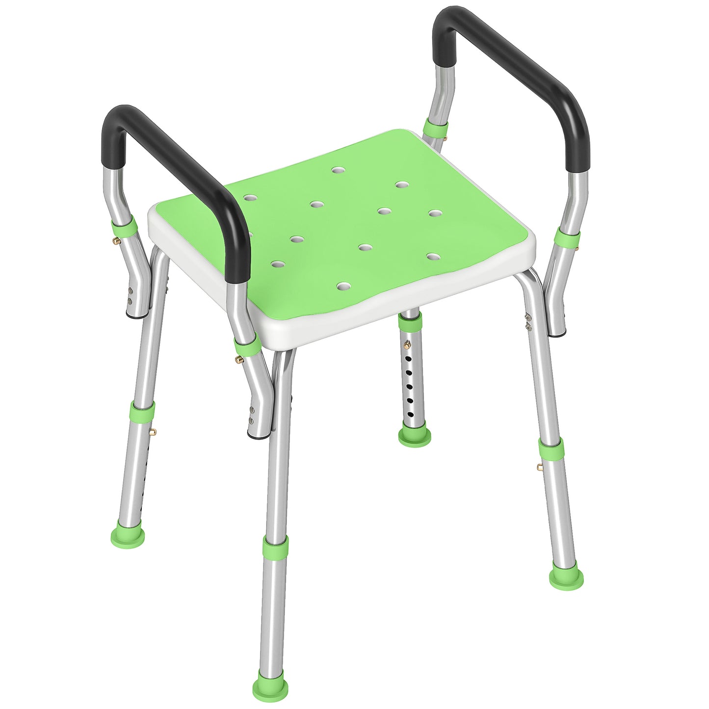 Photo of HOMCOM 57-69cm Aluminium Frame Bath Seat in Seat colour on a white background