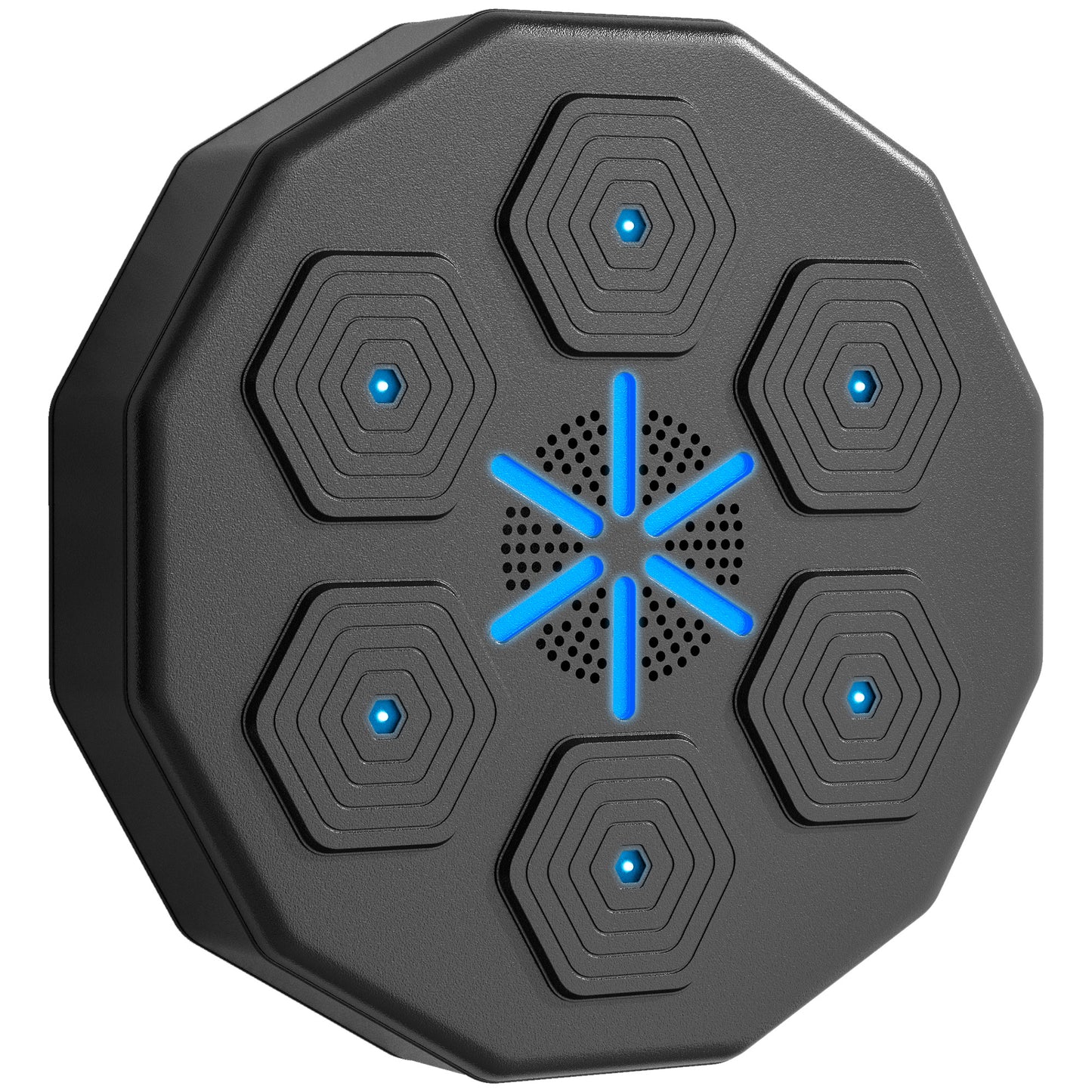 Photo of SPORTNOW Music Boxing Machine with Bluetooth Connection and LED Light Smart, Wall Mounted for Punching Beat Boxing Training in Training colour on a white background