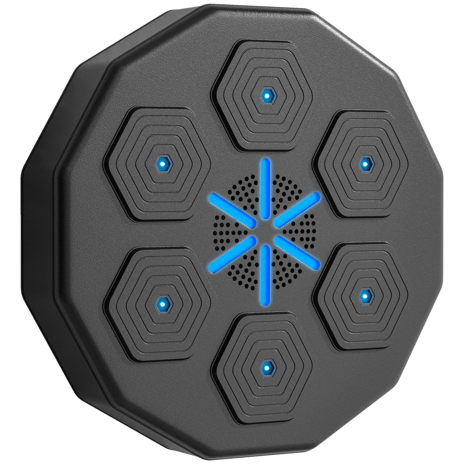 Photo of SPORTNOW Music Boxing Machine with Bluetooth Connection and LED Light Smart, Wall Mounted for Punching Beat Boxing Training in Training colour on a white background