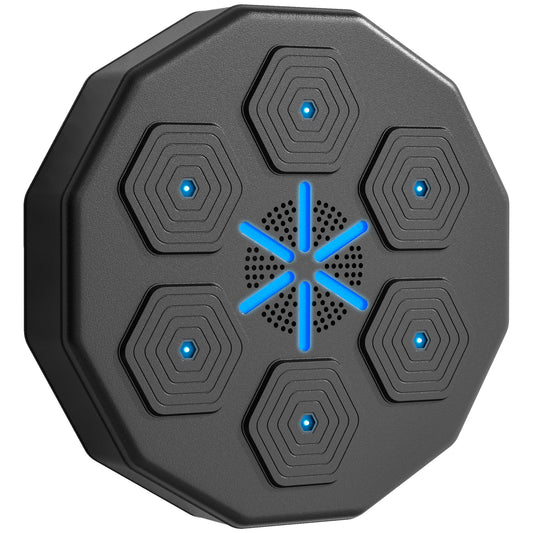 Photo of SPORTNOW Music Boxing Machine with Bluetooth Connection and LED Light Smart, Wall Mounted for Punching Beat Boxing Training in Training colour on a white background