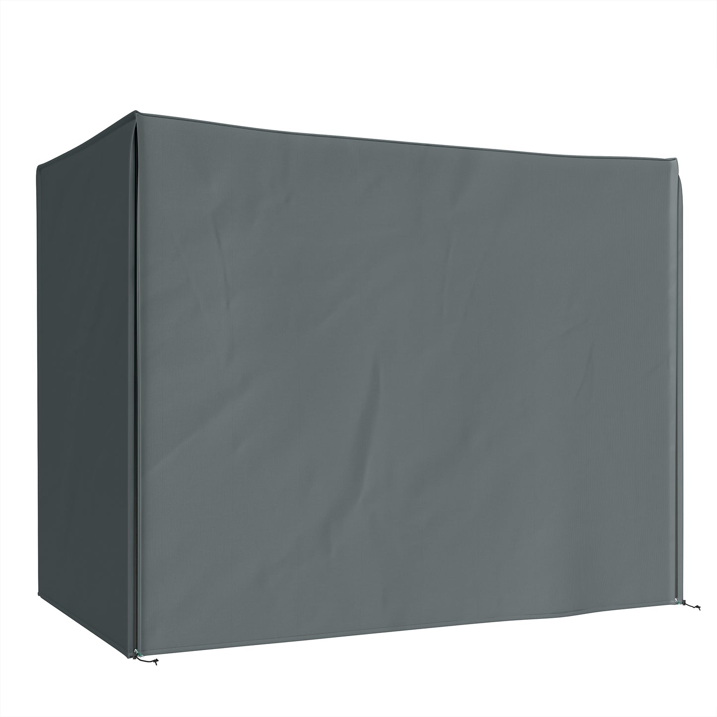 Photo of Outsunny 220 x 125cm Three-Seater Swing Chair Protective Cover - Grey in Grey colour on a white background