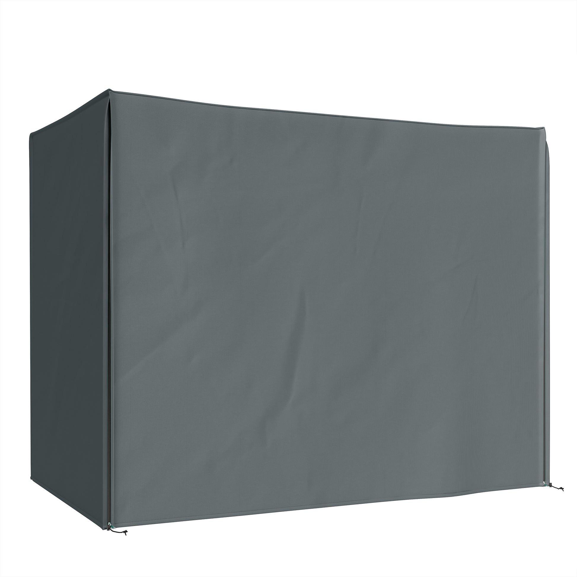 Photo of Outsunny 220 x 125cm Three-Seater Swing Chair Protective Cover - Grey in Grey colour on a white background