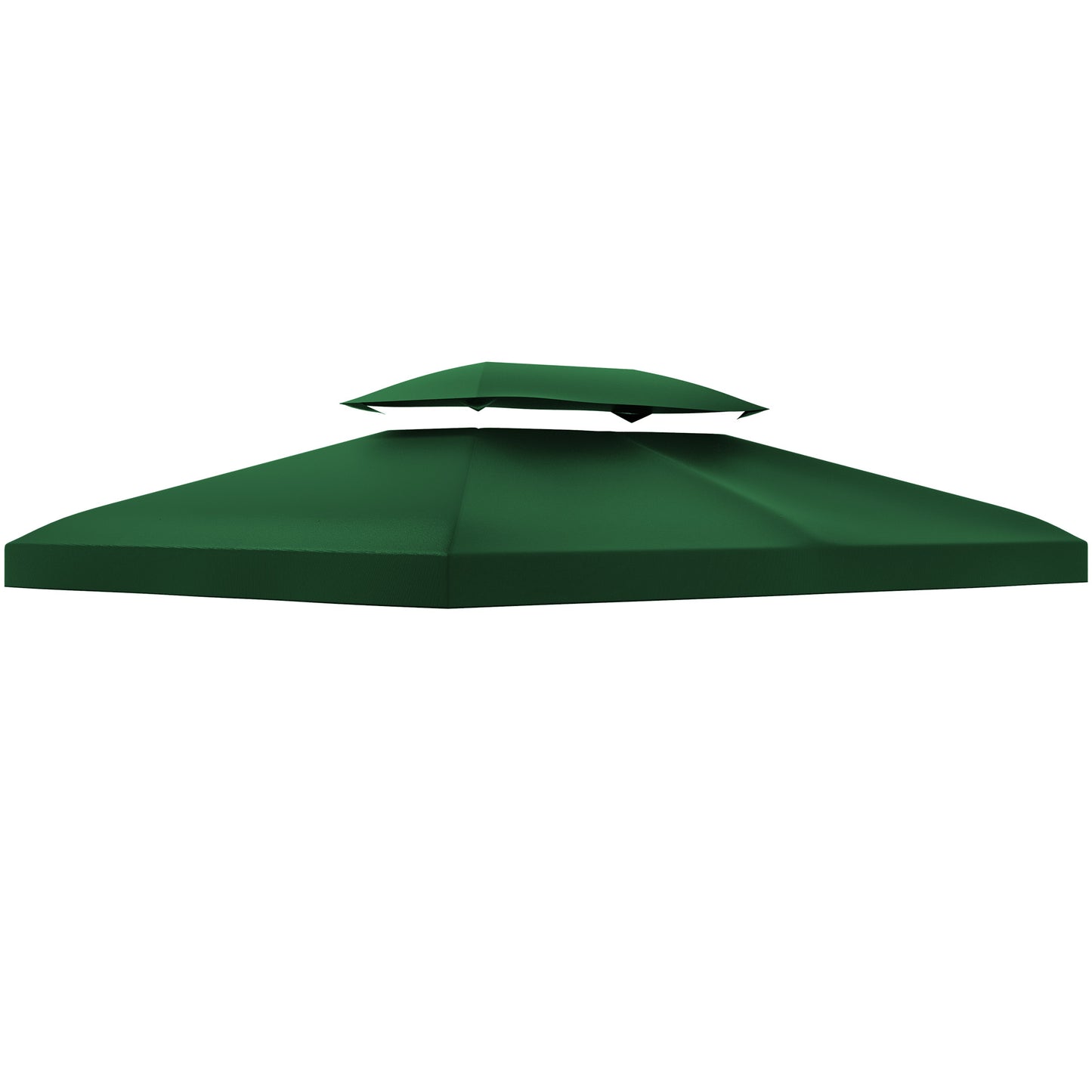 Photo of Outsunny Gazebo Roof Replacement, for 3 x 4m Frames - Green in Green colour on a white background