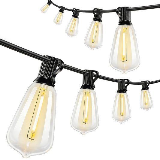 Photo of HOMCOM Curtain Lights Connectable Fairy Curtain Lights Plug-in IP44 Waterproof/18 m/Warm White in White colour on a white background