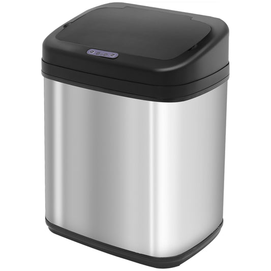 Photo of HOMCOM 20L LUXURY Automatic Sensor Dustbin Kitchen Waste Bin Rubbish Trashcan Auto Dustbin Stainless Steel with Bucket 33*25*42.5CM in 33*25*42.5CM colour on a white background