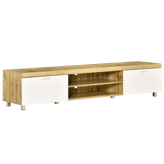 Photo of HOMCOM Modern TV unit Cabinet Entertainment Centre for TVs up to 90" w/ Cabinet Shelf for Living room Bedroom in Bedroom colour on a white background