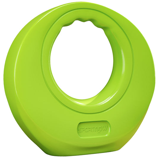 Photo of SPORTNOW 8kg Kettlebell, Kettle Bell with Wide Handle for Home Gym, Weight Lifting, Strength Training, Green in Green colour on a white background