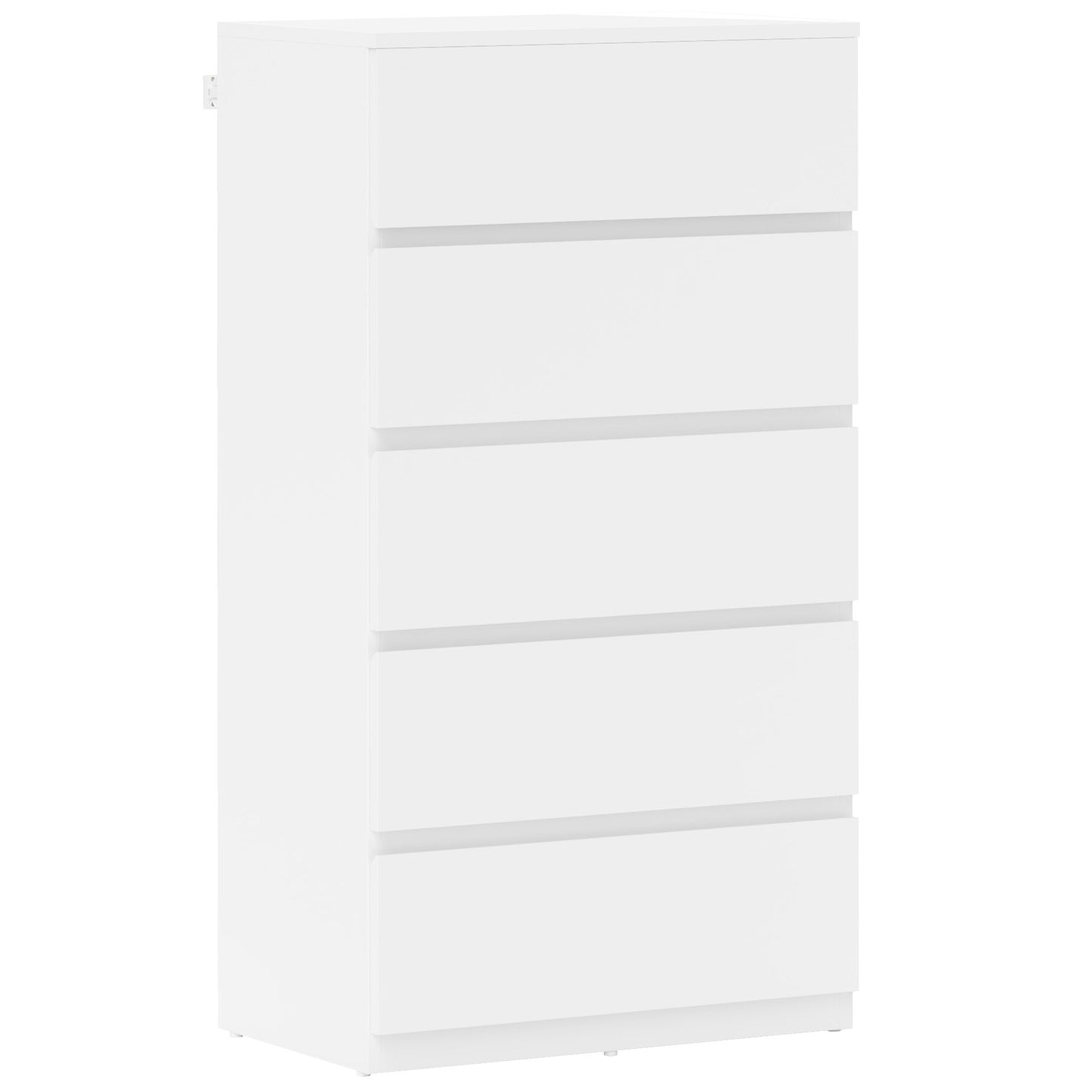 Photo of HOMCOM Chest of Drawers, 5-Drawer Storage Cabinets, Modern Dresser, Storage Drawer Unit for Bedroom in Bedroom colour on a white background