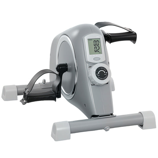 Photo of SPORTNOW Pedal Exerciser with Eight Level Magnetic Resistance, with Eight-Level Magnetic Resistance, Grey in Grey colour on a white background