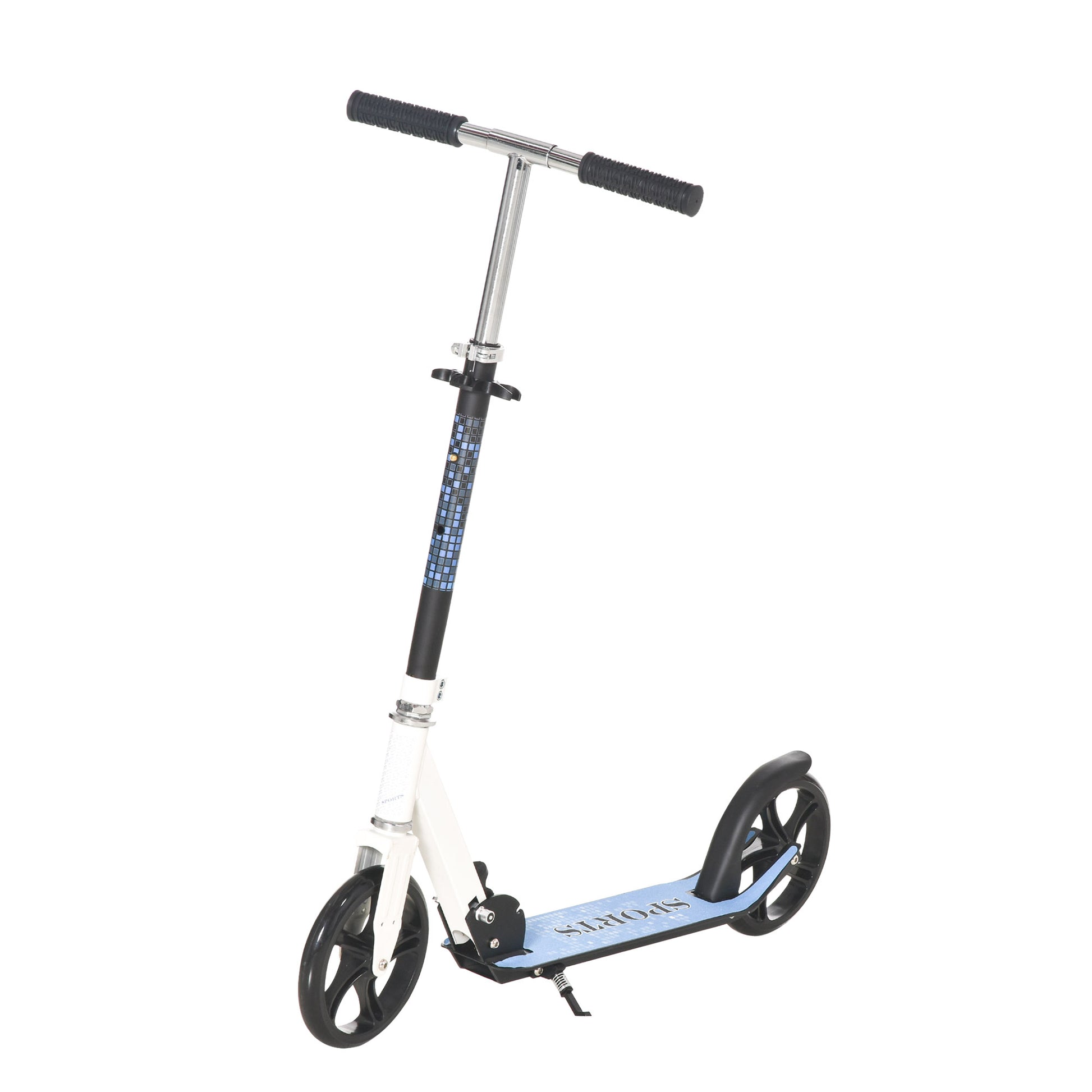 Photo of HOMCOM Folding Kids Kick Scooter Ride on Toys-Blue in Toys-Blue colour on a white background