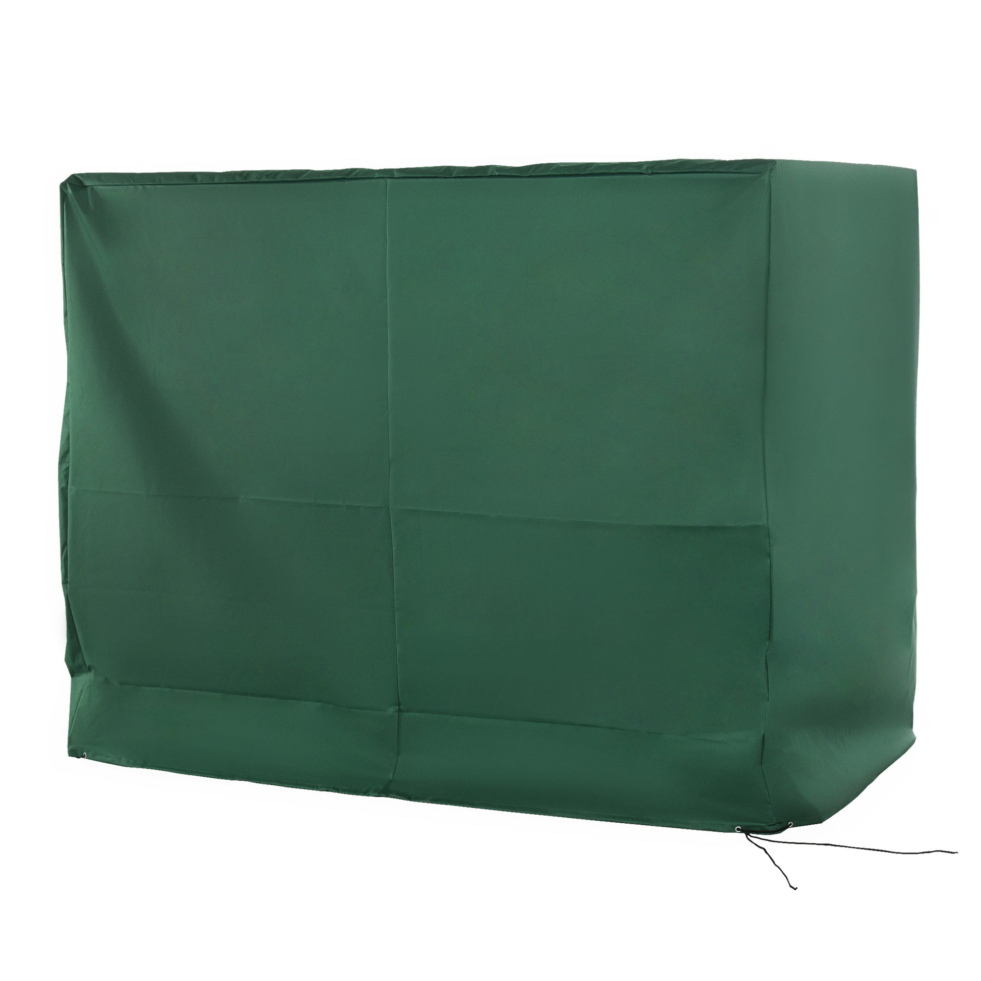 Photo of Outsunny 3-Seat Outdoor Garden Swing Chair Protective Cover Water UV Resistant, 240L x 133Wcm, Green in Green colour on a white background