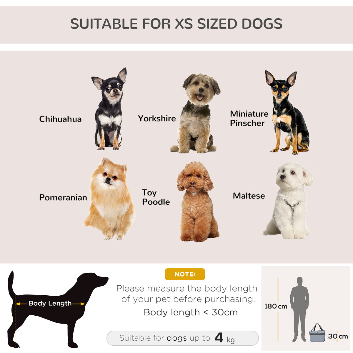 PawHut Soft Sided Pet Carrier Foldable Bag Car Seat Cat Dog Puppy Kennel Portable Travel Cage Tote Case Mesh Holder House Grey