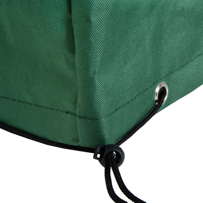 Outsunny cover corner with reinforced stitching, metal eyelet, and elastic drawcord