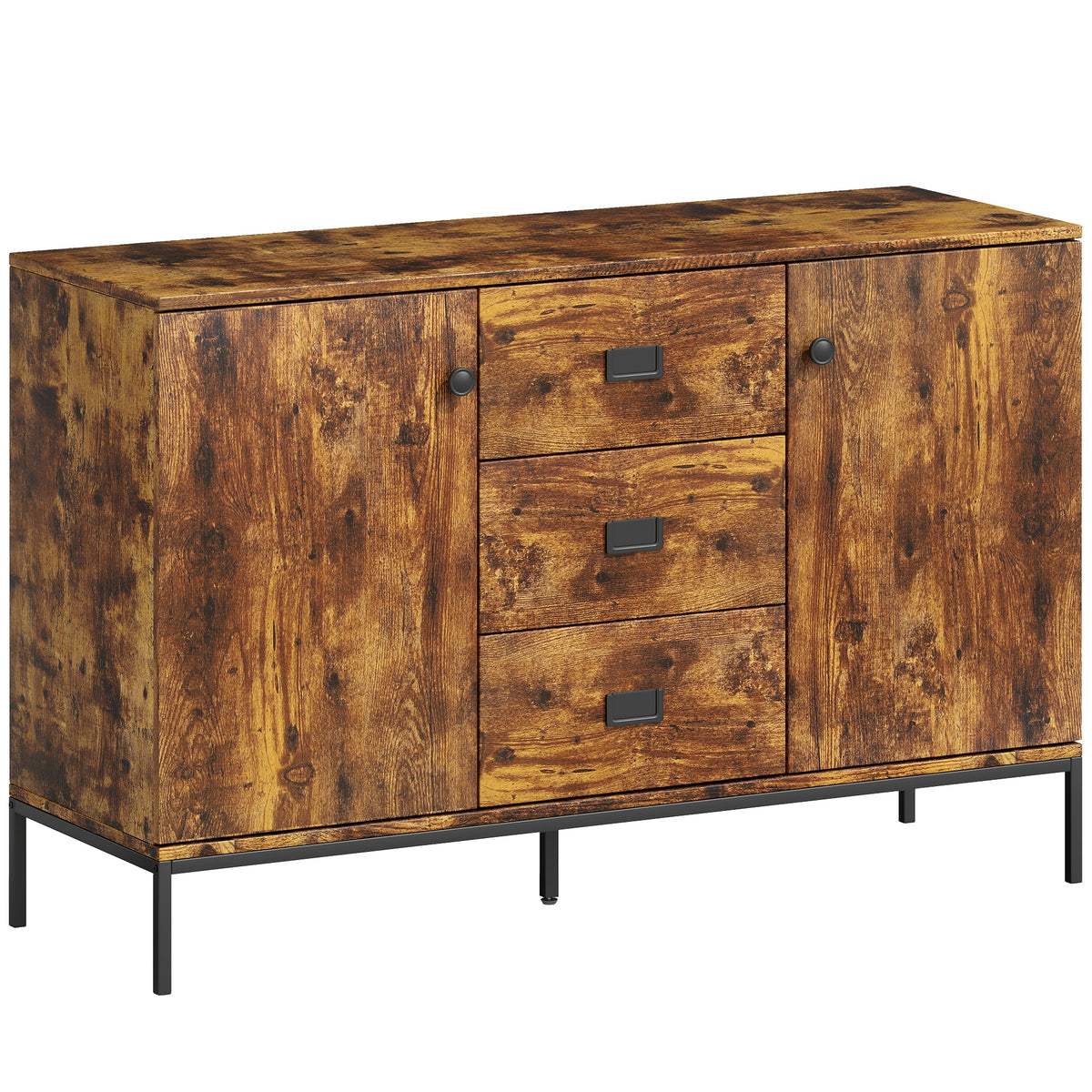 Photo of HOMCOM Modern Rustic Brown Sideboard in Sideboard colour on a white background