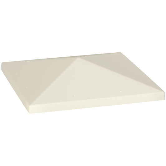 Photo of Outsunny 3 x 3(m) Gazebo Frame Replacement - Cream in Cream colour on a white background