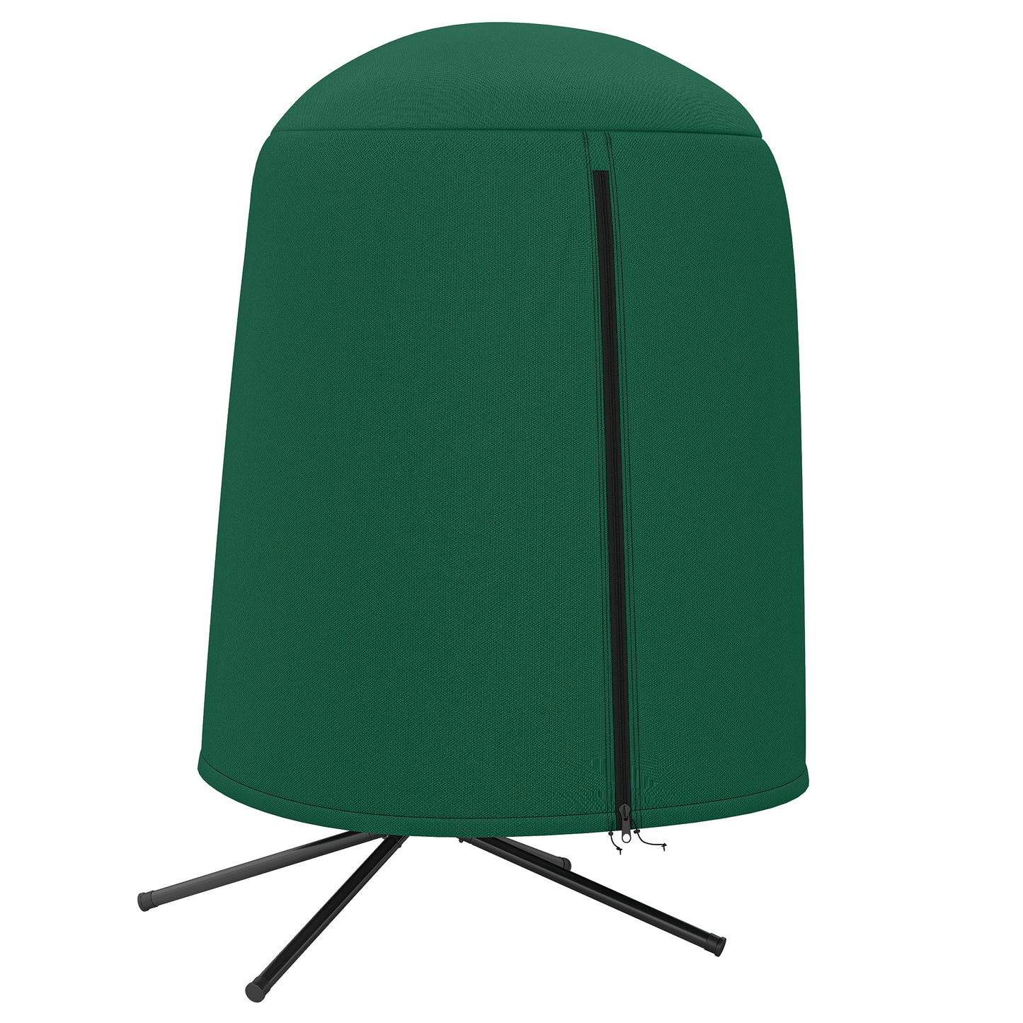 Photo of Outsunny 190 x Φ128cm Hanging Egg Chair Furniture Cover - Green in Green colour on a white background