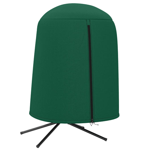 Photo of Outsunny 190 x Φ128cm Hanging Egg Chair Furniture Cover - Green in Green colour on a white background