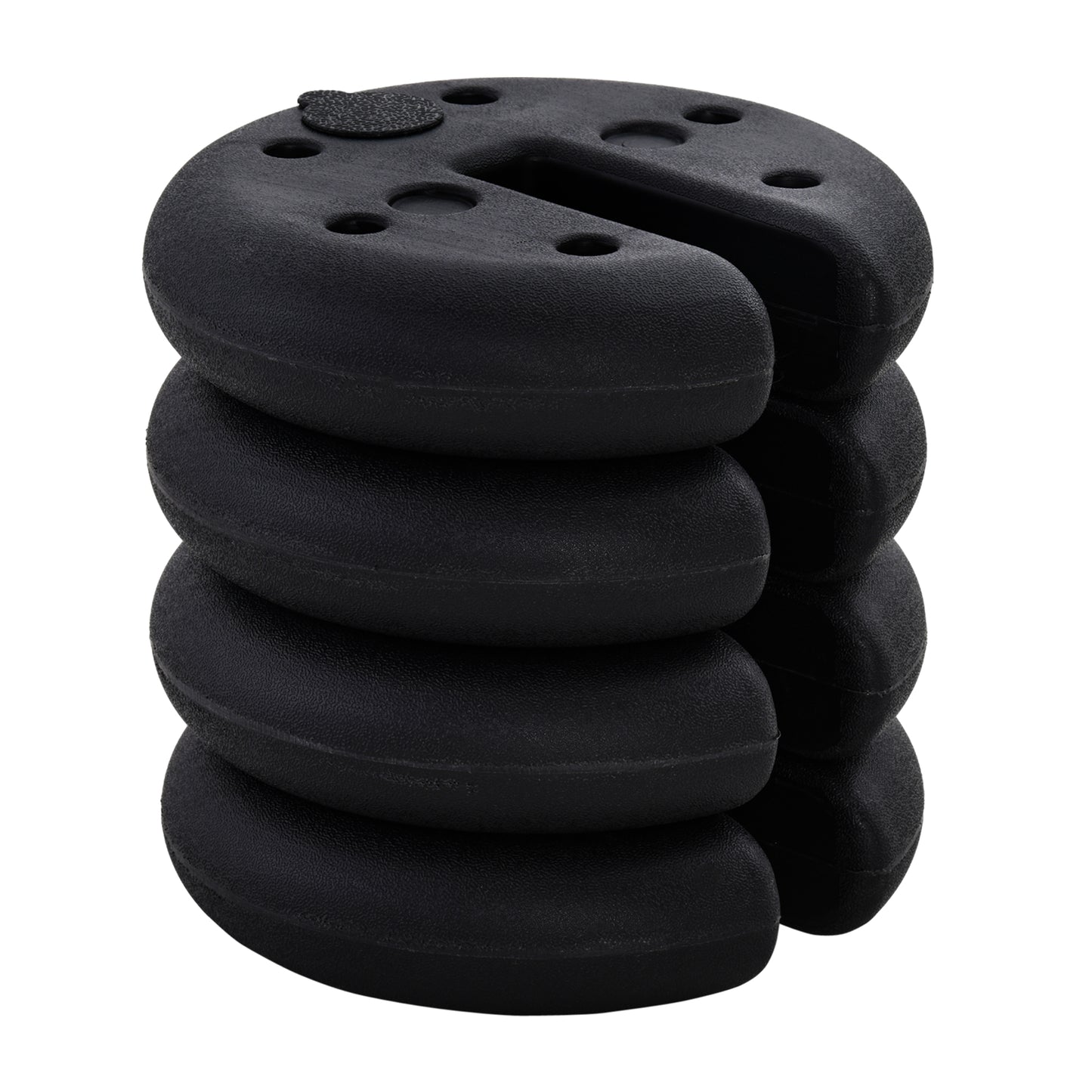 Photo of Outsunny Pop up Canopy Weight Set of 4, Heavy Duty Sand Fillable Tent Leg Weights for Marquee Party Tent Canopy, Total 20kg in 20kg colour on a white background