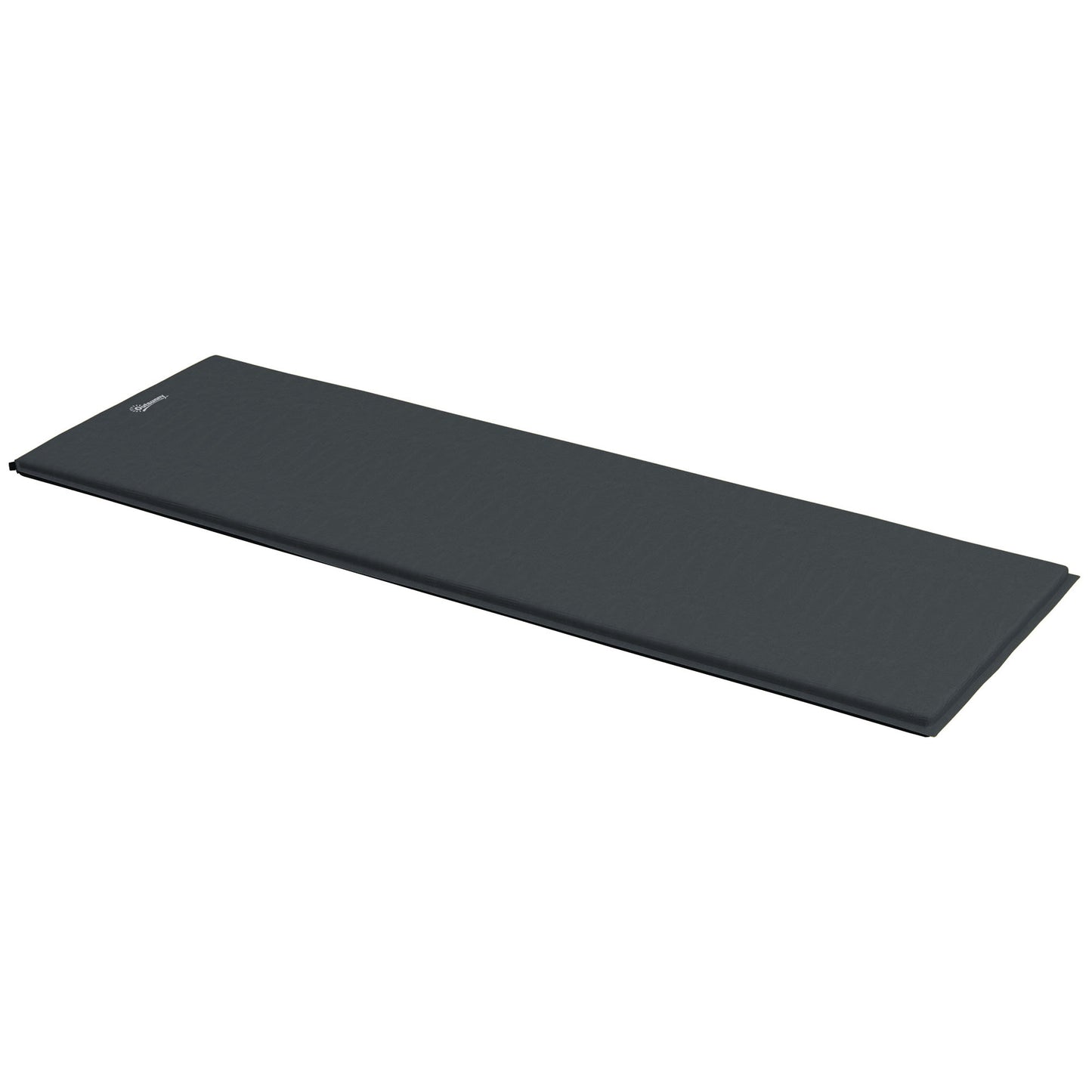 Photo of Outsunny Single Inflatable Mattress, with Carry Bag - Grey in Grey colour on a white background