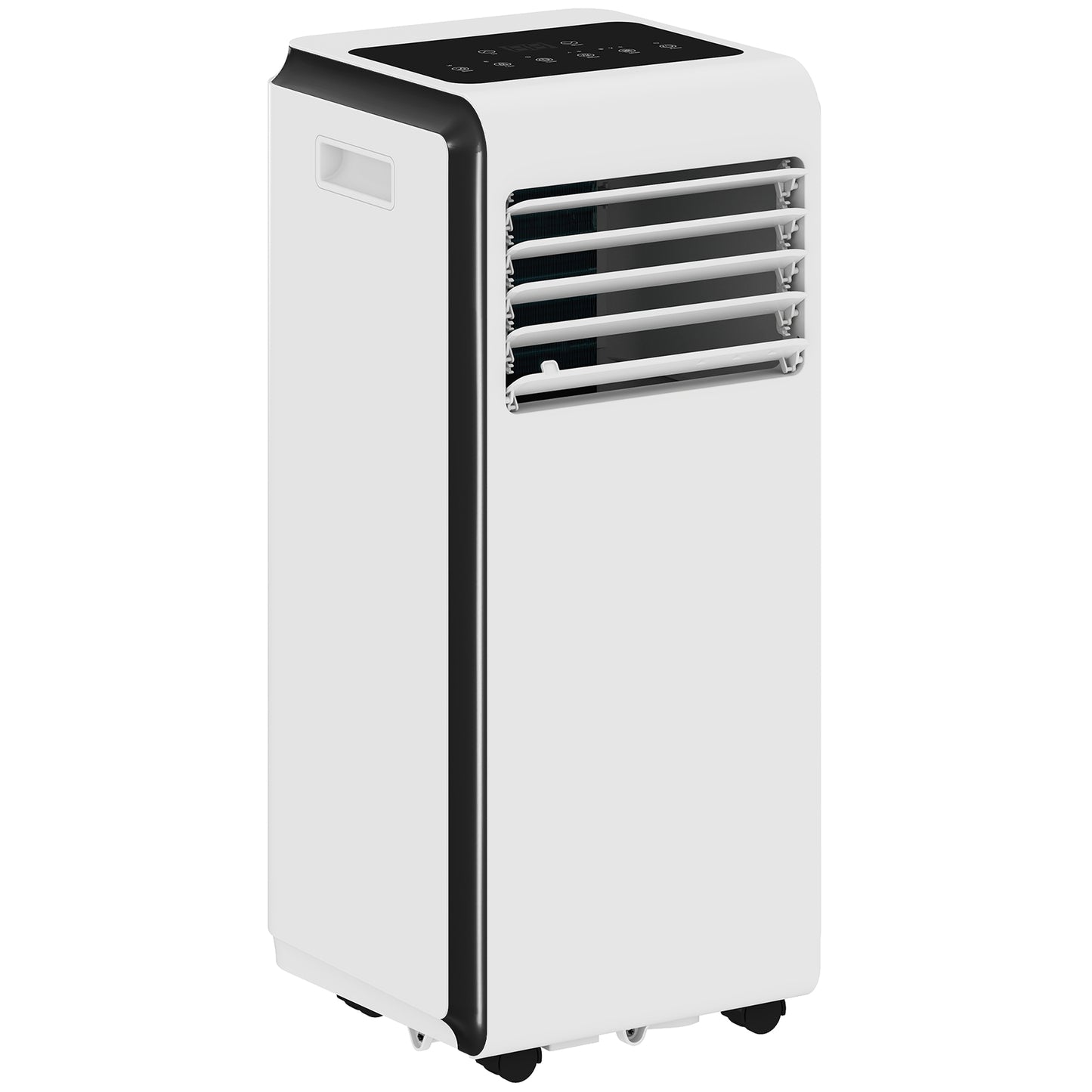 Photo of HOMCOM Portable Air Conditioner 9000 BTU, 4-in-1 Air Conditioning Unit with Cooling, Dehumidifier, Fan, Sleep Mode, White in White colour on a white background
