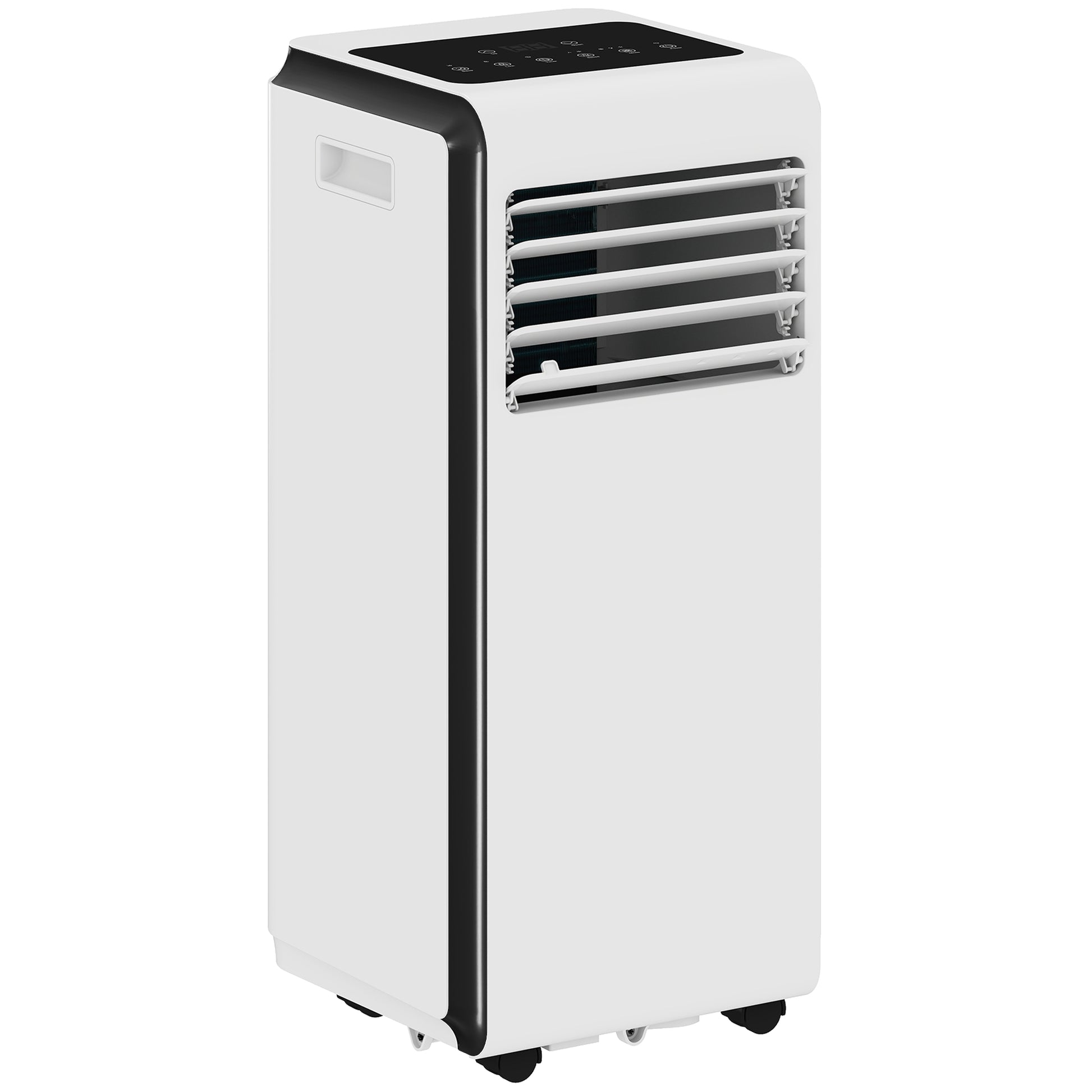 Photo of HOMCOM Portable Air Conditioner 9000 BTU, 4-in-1 Air Conditioning Unit with Cooling, Dehumidifier, Fan, Sleep Mode, White in White colour on a white background