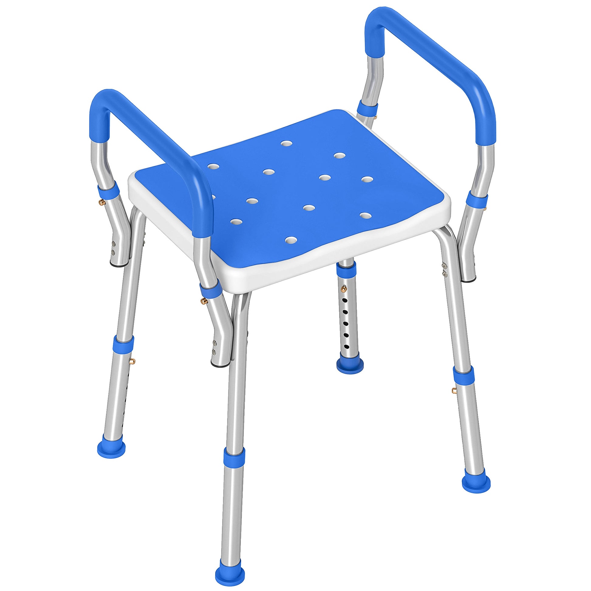 Photo of HOMCOM 57-69cm Aluminium Frame Bath Seat in Seat colour on a white background