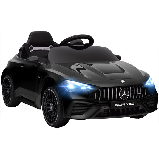 Photo of AIYAPLAY Licensed Mercedes AMG Kids Electric Car, 12V Ride On Car with Dual Motors, Remote Control for 3-6 Years, Black in Black colour on a white background