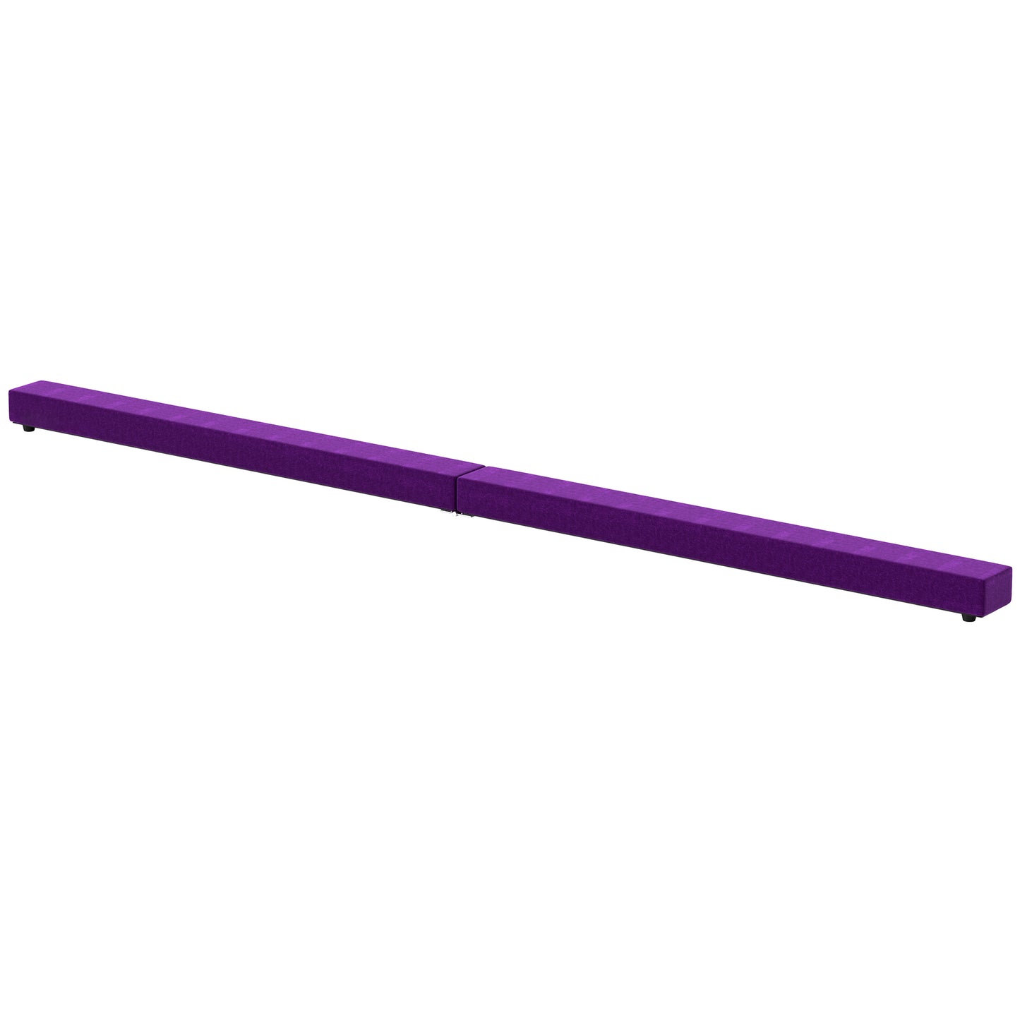Photo of HOMCOM 2.4M 8FT Gymnastics Folding Balance Beam Home Gym Training Exercise Sports - Purple in Purple colour on a white background
