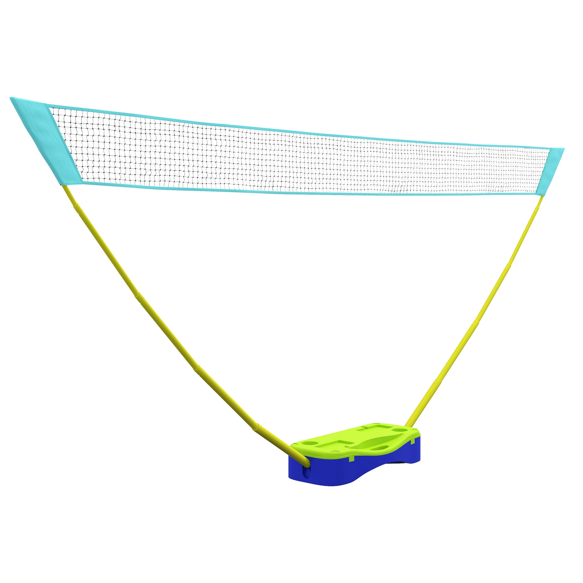 Photo of SPORTNOW Portable Badminton Net Set w/ Volleyball Net, Rackets, Shuttlecocks in Shuttlecocks colour on a white background