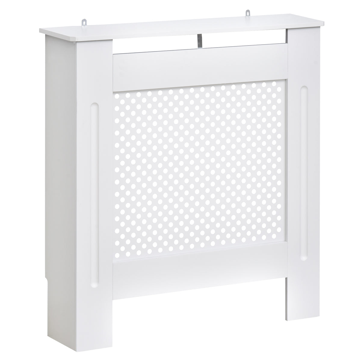 Photo of HOMCOM Wooden Radiator Cover Heating Cabinet Modern Home Furniture Grill Style  White Painted (Small) in (Small) colour on a white background